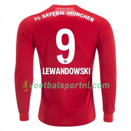 FC Bayern München Robert Lewandowski 9 Thuis Shirt 2019-20 L/S
